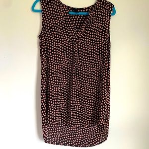 H&M Women’s Black and Pink Tank Top Blouse